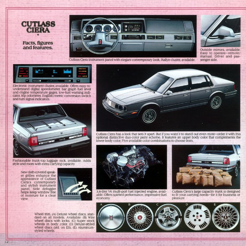 1985 Oldsmobile Cutlass Brochure Page 8